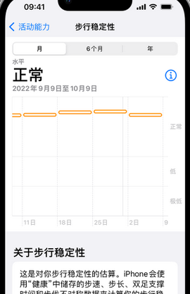 什玲镇iPhone手机维修如何在iPhone开启'步行稳定性通知'