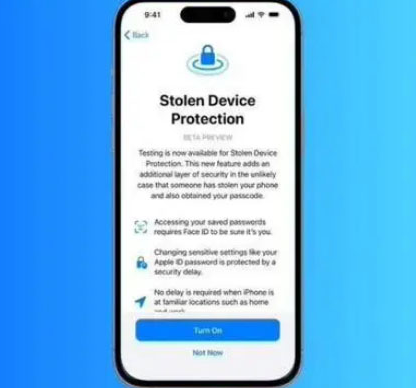 什玲镇苹果授权维修店分享被盗设备保护功能开启方法 